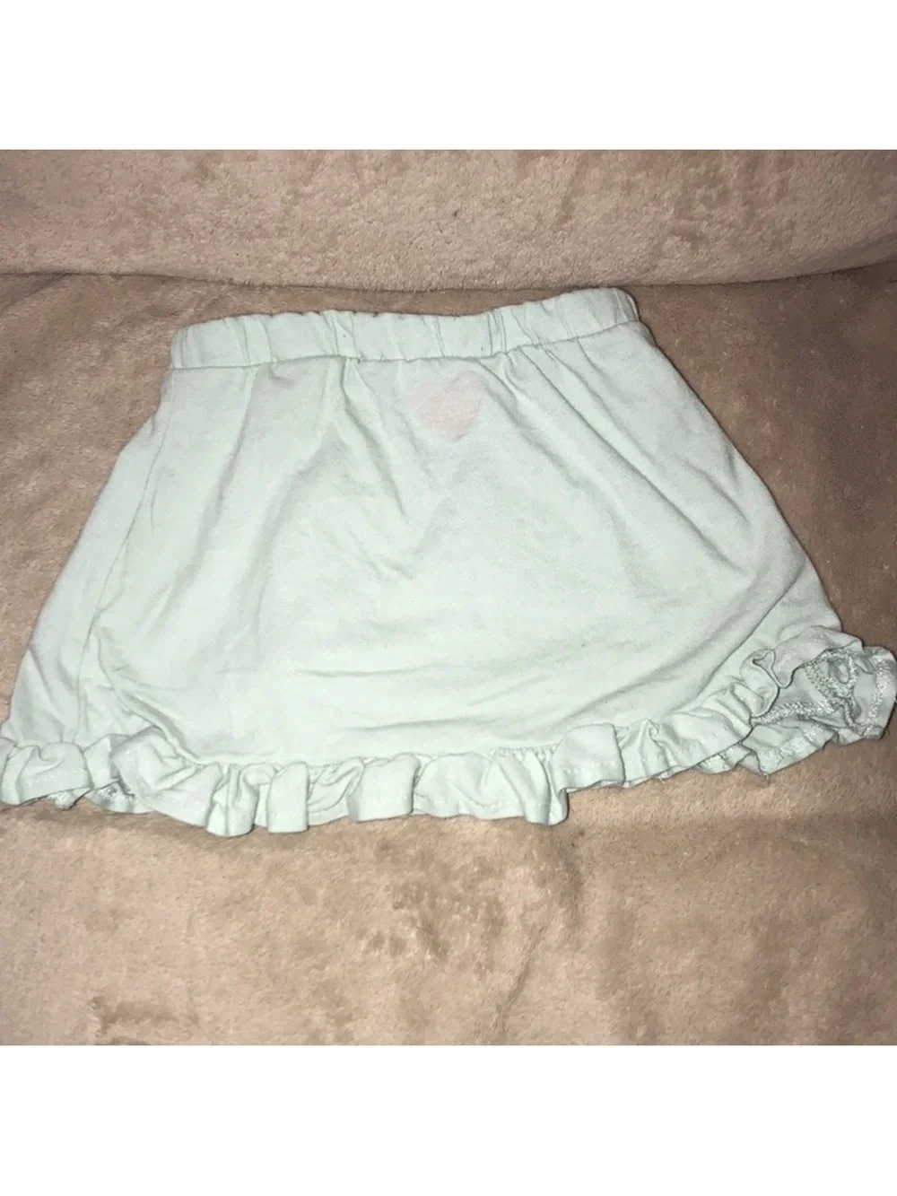 Freestyle 3T Girls Coral Rainbow Graphic Tee and Pastel Skirt Set